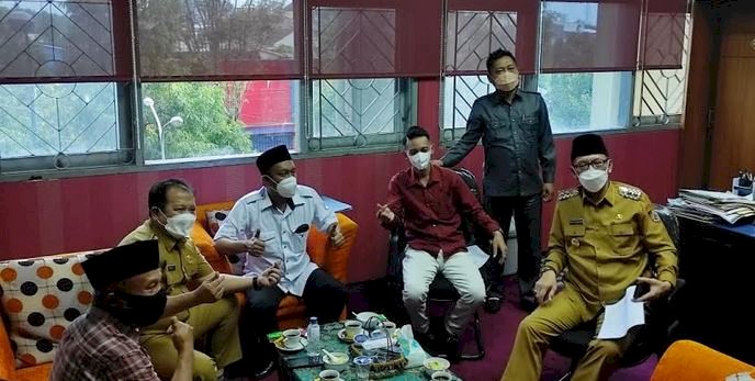 Bupati Hendy dan Wabub saat menemui pimpinan DPRD Jember/Ist