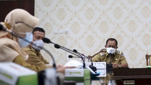 Armudji rapat koordinasi khusus kesiapan program Pemberlakuan Jaminan Kesehatan Semesta atau UHC/ist