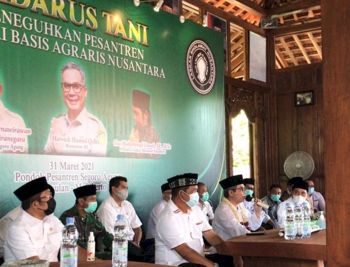 Laskar Sholawat Nusantara Gelar Tadarus Tani/RMOLJatim