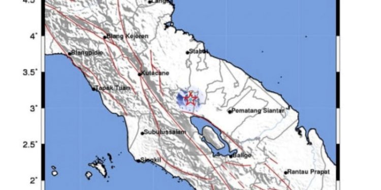 Gempa di Kabupaten Karo/Net