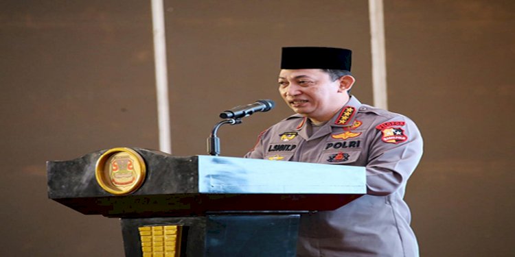 Kapolri Jenderal Listyo Sigit Prabowo saat hadiri Tanwir 1 Literasi Kebangsaan Pemuda Muhammadiyah/Ist