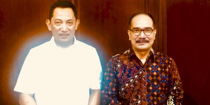 Ketua Dewan Pembina Puspolkam Indonesia Firman Jaya Daeli dan Kapolri Jenderal Pol. Listyo Sigit Prabowo dalam sebuah pertemuan diskusi/Ist
