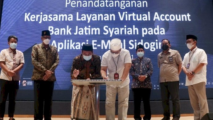 Penandatanganan  kerja sama Virtual Account/Ist