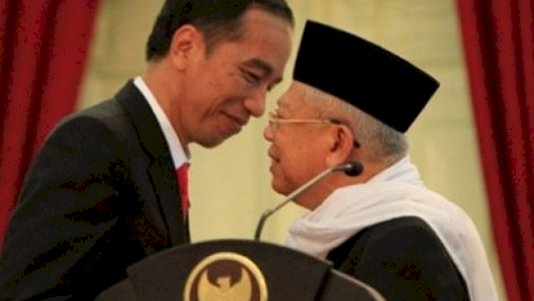 Presiden Jokowi  dan Wapres Makruf Amin / net