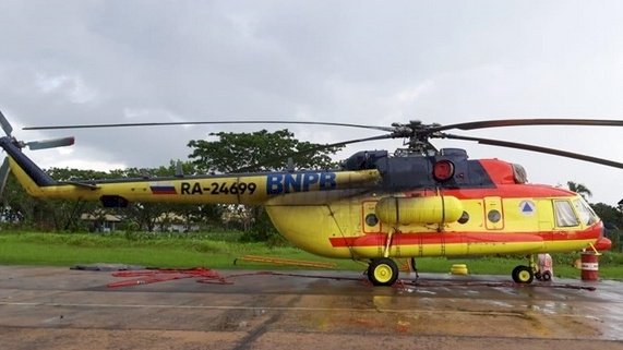 Helikopter tipe MI-8 yang dikerahkan BNPB untuk penanganan darurat bencana di NTT/Ist