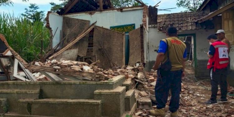 Bangunan rusak akibat gempa di Malang pada 10 April 2021/Net