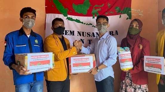 BEM Nusantara berikan bantuan / net