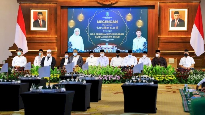 Megengan online Pemprov Jatim bersama Forkopimda