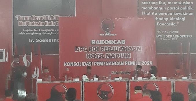 Rakorcab PDIP kota Madiun/RMOLJatim