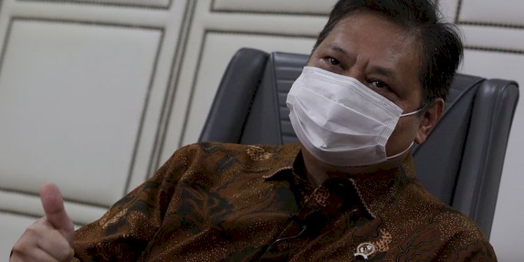 Menko Perekonomian dan . Ketua Komite Penanganan Covid-19 dan Pemulihan Ekonomi Nasional (KPCPEN) Airlangga Hartarto /Net