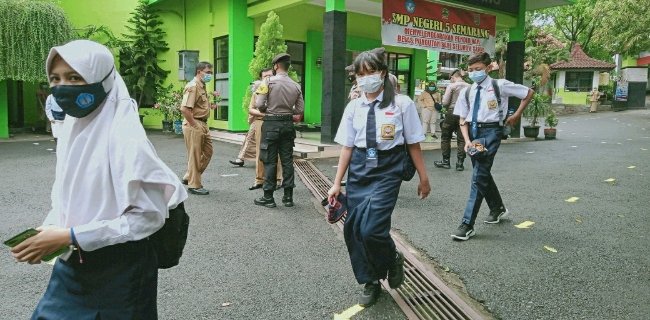 Foto ilustrasi anak sekolah di tengah pandemi/Ist