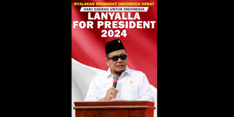 Poster dukungan La Nyalla Mattalitti untuk jadi Capres 2024/Ist