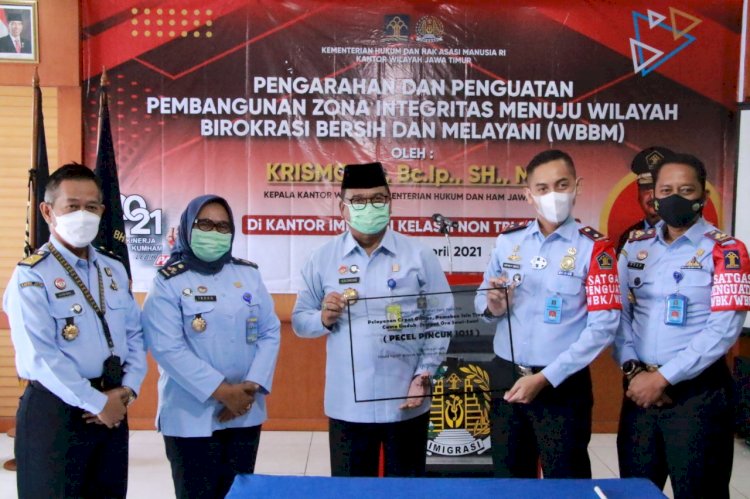 Peresmian Invoasi Pecel Pincuk di Imigrasi Madiun/RMOLJatim