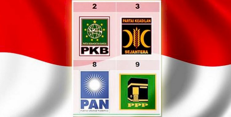 Parpol Islam yang ada di DPR RI: PKB-PKS-PAN-PPP/Net