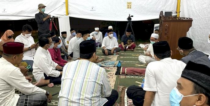 Tenda Masjid At Tabayyun di komplek Taman Villa Meruya, Jakarta Barat/Ist