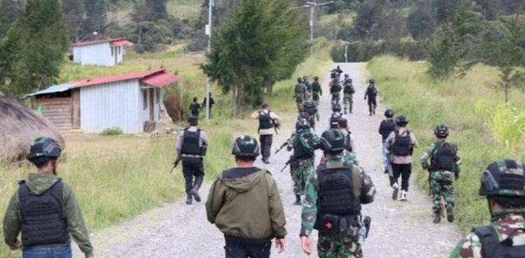 Satgas Gabungan TNI-Polri di Papua/Net