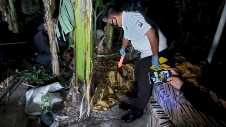 Tim inafis Polres Ponorogo melakukan olah tkp di lokasi (Ist)