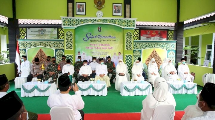 Bupti Tuban dan Wabup bersama jajaran saat acara safari Ramadhan 