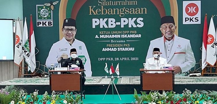 Acara pertemuan Partai Kebangkitan Bangsa (PKB) dengan Partai Keadilan Sejahtera (PKS) di kantor DPP PKB, Jalan Raden Saleh, Jakarta Pusat/RMOL