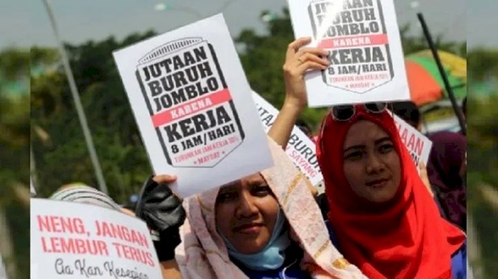 Ilustrasi buruh / net