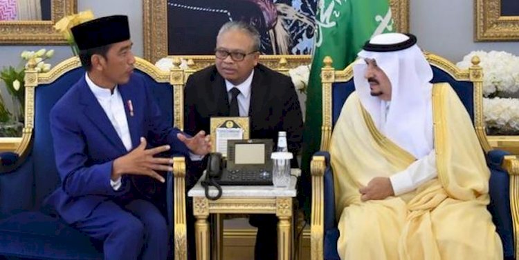 Presiden Joko Widodo dan Raja Arab Saudi, Salman bin Abdulaziz As Saud/Net