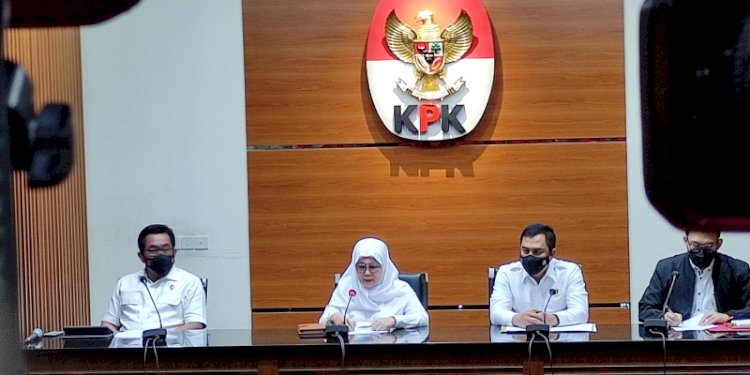 Jumpa pers bersama KPK Bareskrim Polri di Gedung Merah putih/RMOL