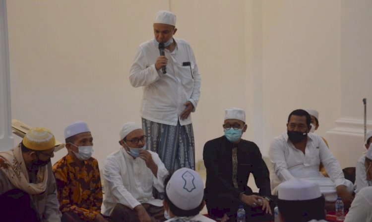 Suasana Doa bersama untuk keselamatan rakyat Palestina/RMOL Jatim