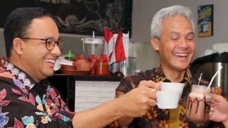 Anies Baswedan  dan Ganjar Pranowo / net