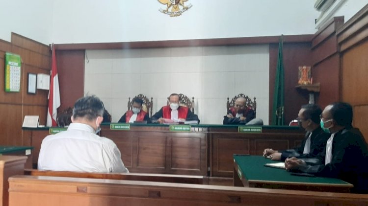 Suasana sidang terdakwa Imam Santoso / RMOLJatim