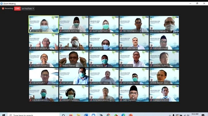 Halal bihalal virtual/Ist