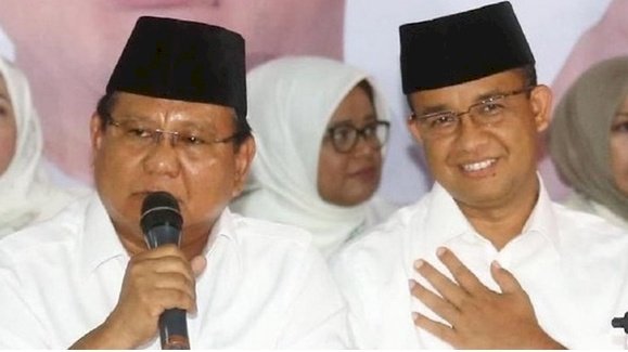 Prabowo dan Anies / net