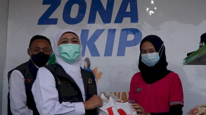 Gubernur Jatim Resmikan Zona KIP di Desa Wisata Nangkula Park, Bantuan Hasil Kerja Sama Sampoerna dan Program Klinik BUMDes Jatim/Ist