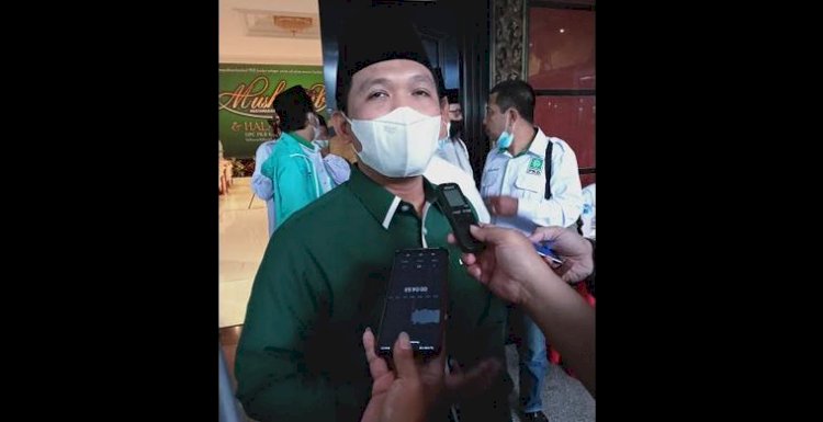 Thoriq Haq saat menghadiri Muskercab DPC PKB dan halal bihalal dengan DPAC PKB di Hotel Luminor Jember/RMOLJatim