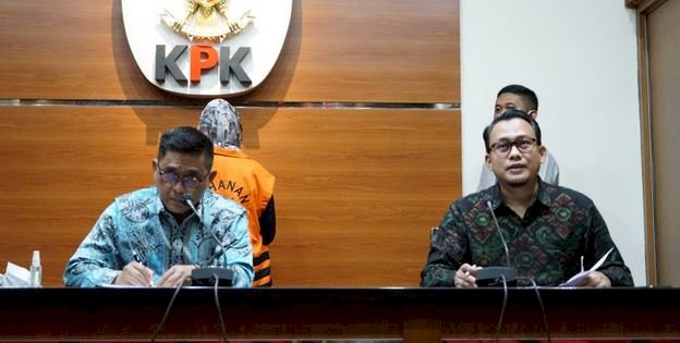 Deputi Penindakan KPK Karyoto saat umumkan penahanan tersangka Solihah/RMOL