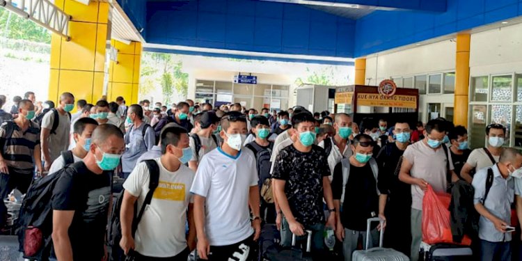 Ratusan TKA asal China baru masuk ke Indonesia melaui Bandara/Net