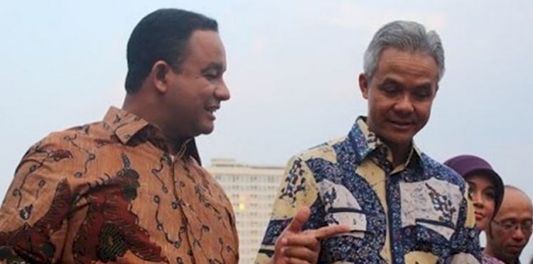 Anies Baswedan dan Ganjar Pranowo/Net