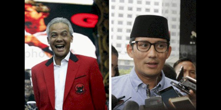 Gubernur Jawa Tengah, Ganjar Pranowo dan Menteri Pariwisata dan Ekonomi Kreatif, Sandiaga S. Uno/Net