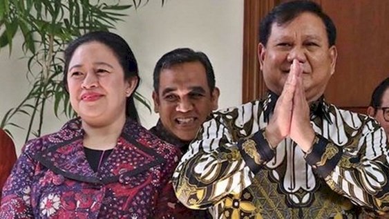 Puan Maharani dan Prabowo Subianto / net