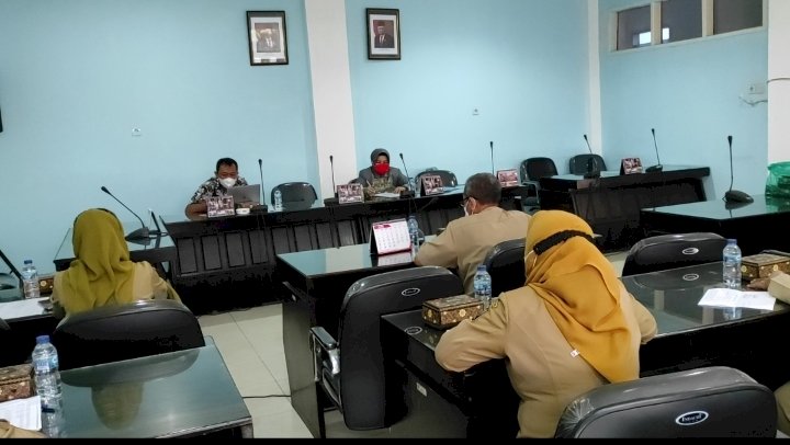 Rapat kerja Komisi C DPRD Kota Kediri dengan Dinas Sosial Pemkot Kediri/RMOLJatim