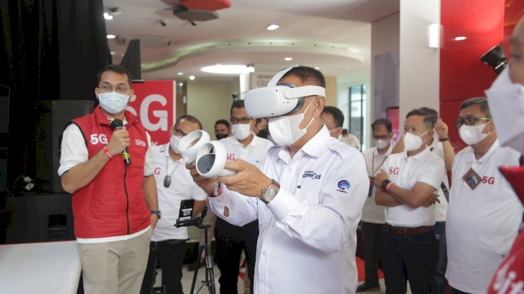 Peluncuran layanan 5G di Kota Surabaya/Ist  