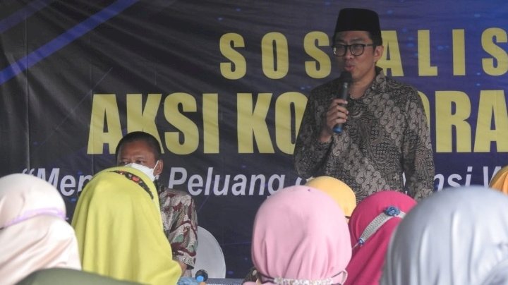 Ketua Komisi VI DPR RI, saat memberikan sosialisasi Koorporasi UMKM di Pasuruan. /RMOLJatim