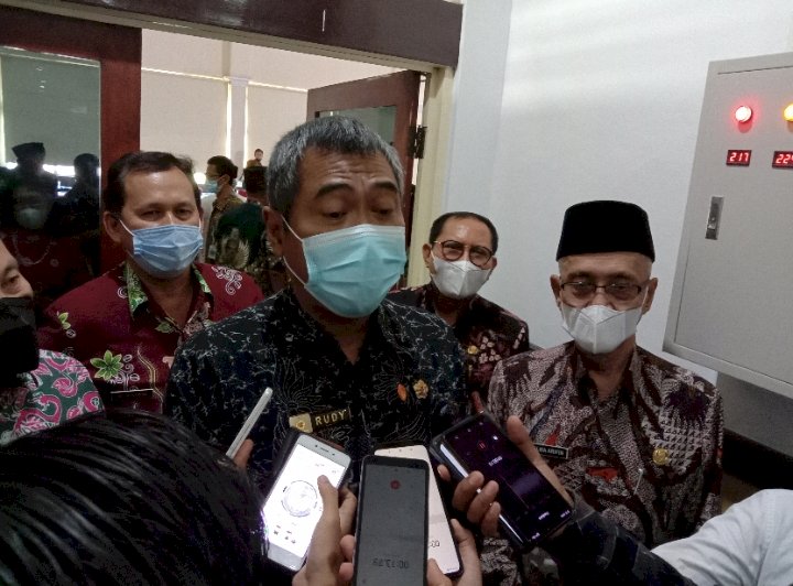 Komisioner KASN, Rudiarto Sumarwono disela-sela pemantauan pelaksanaan lelang jabatan/RMOLJatim