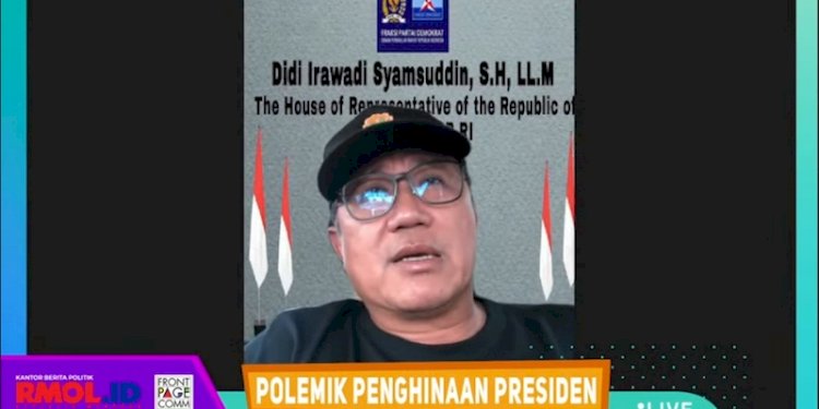 Anggota Komisi III DPR RI Didi Irawadi/Net