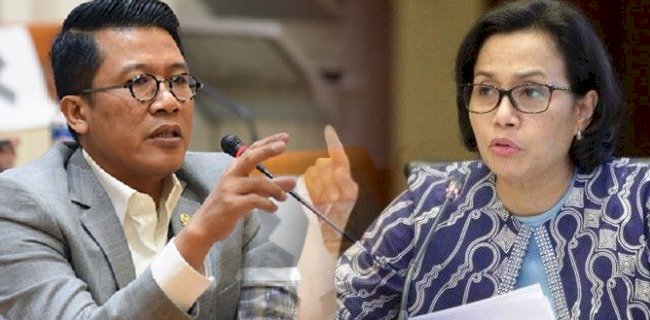 Anggota Komisi XI DPR RI, Misbakhun dan Menteri Keuangan, Sri Mulyani/Rep