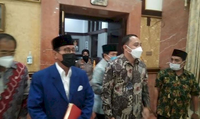 Wali Kota Eri bertemu dengan IKAMA/RMOLJatim