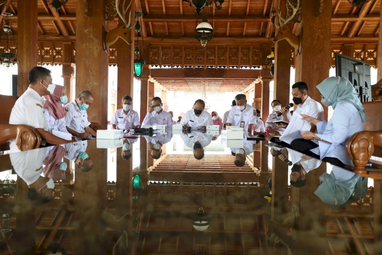 Suasana rapat kordinasi/Ist