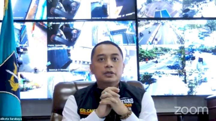 Wali Kota Eri membuka Musrenbang penyusunan RPJMD Tahun 2021-2026 Kota Surabaya/ist