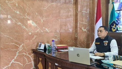 Wali Kota Eri saat Musrenbang penyusunan RPJMD Tahun 2021-2026 Kota Surabaya/ist