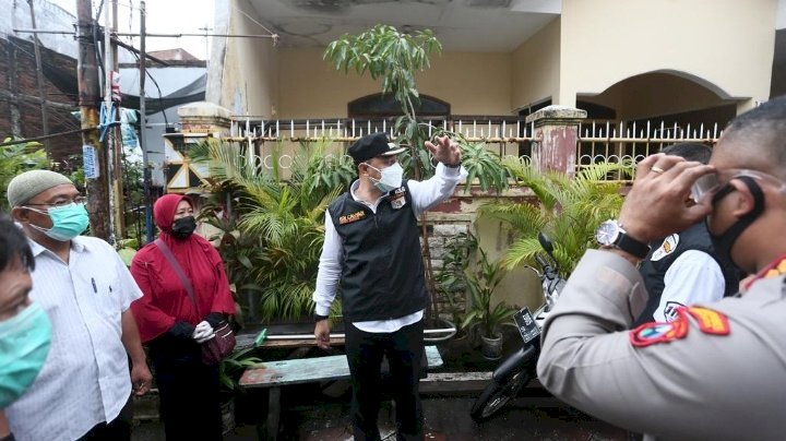 Wali Kota Eri Cahyadi sidak ke kampung Simo Sidomulyo/RMOLJatim