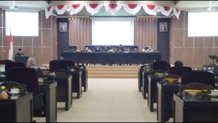 Suasana ruang paripurna DPRD Bondowoso/RMOLJatim